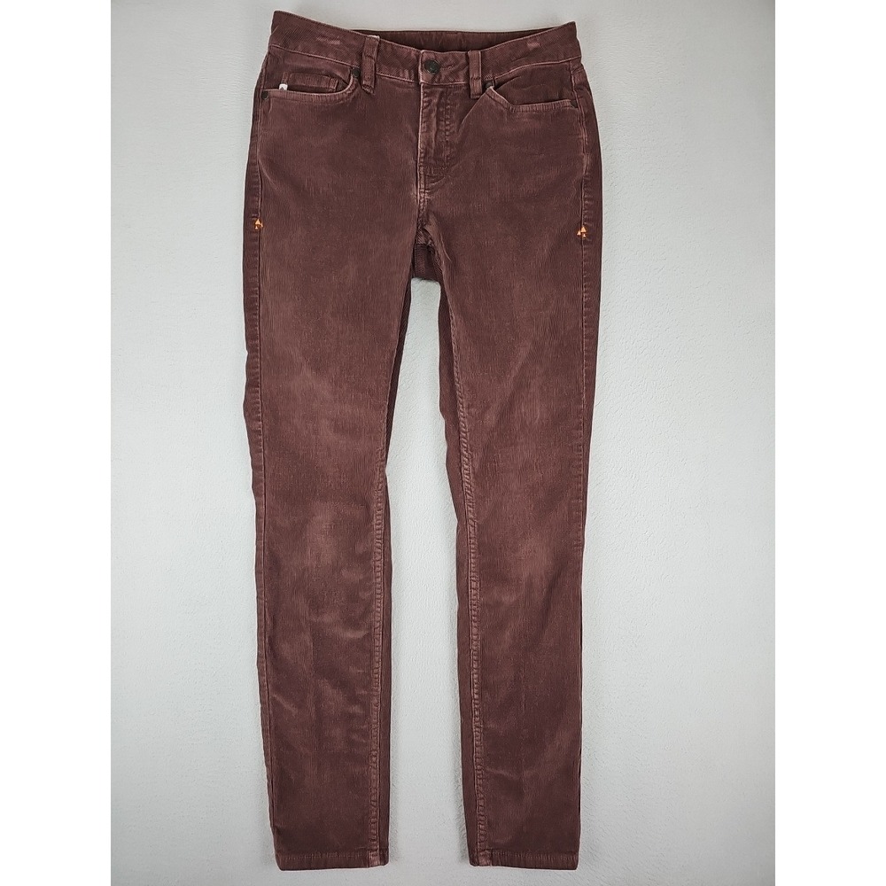 Stio Women's Skinny Corduroy Pants in Dusty Maroon
